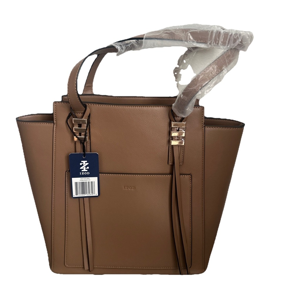 Izod Tan Tote Bag NWT